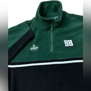 Vintage Nascar Dale Earnhardt Jr. Fleece 1/4 Zip Jacket Large Winners Circle Y2K